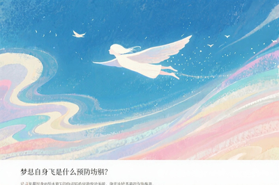 梦到自己会飞是什么预兆